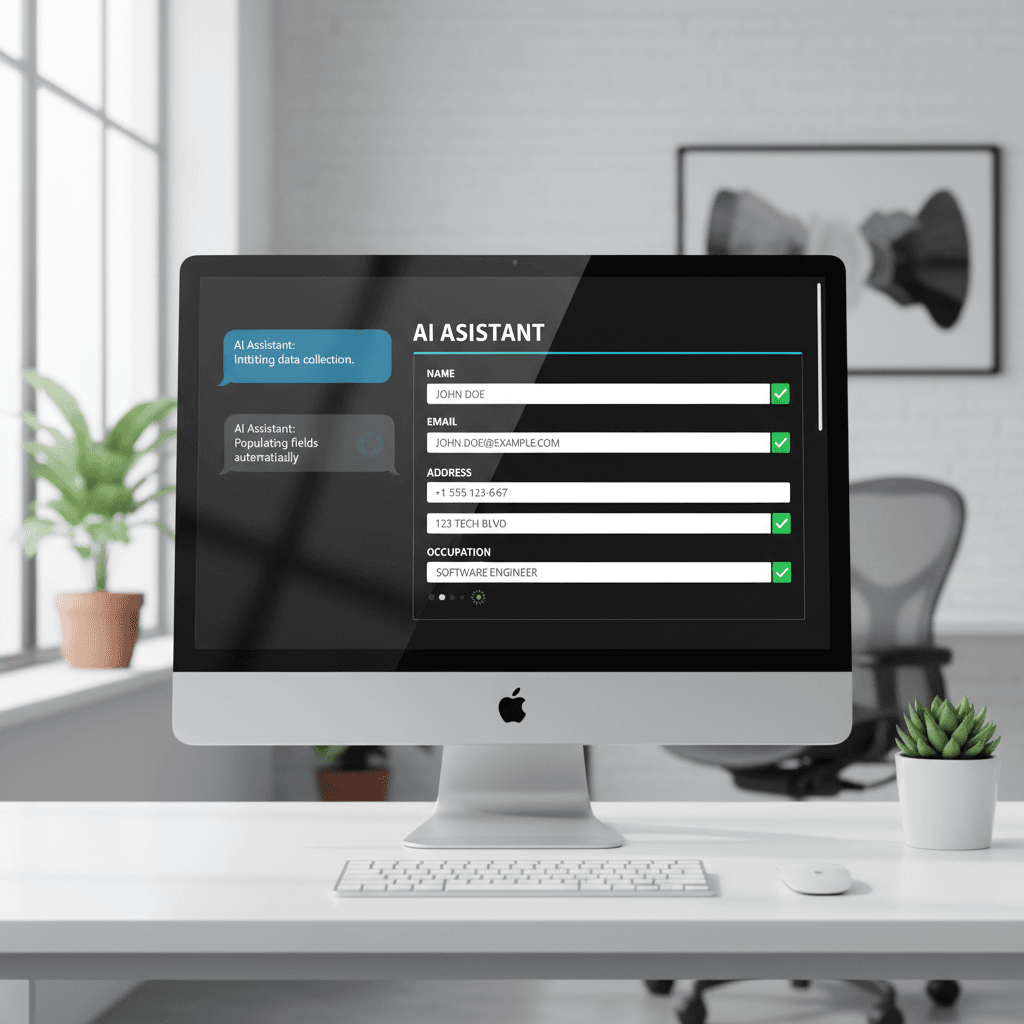 Automatische Datenerfassung durch Chatbot