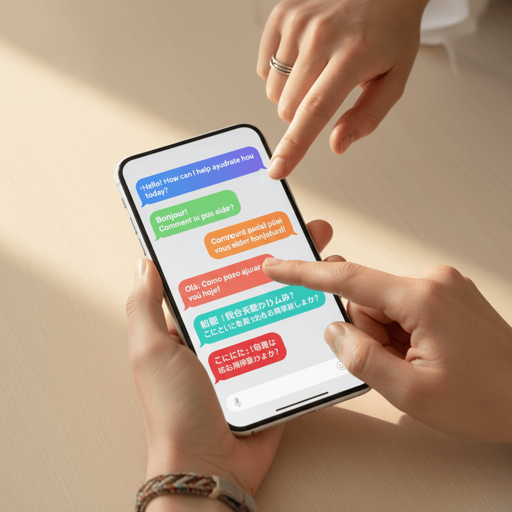 Mehrsprachige Chatbot-Kommunikation