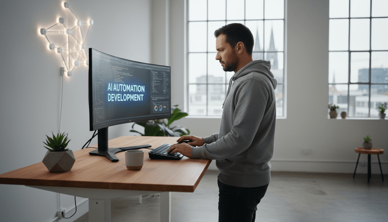 Operoflow Team Mitglied bei der Entwicklung von KI-Lösungen