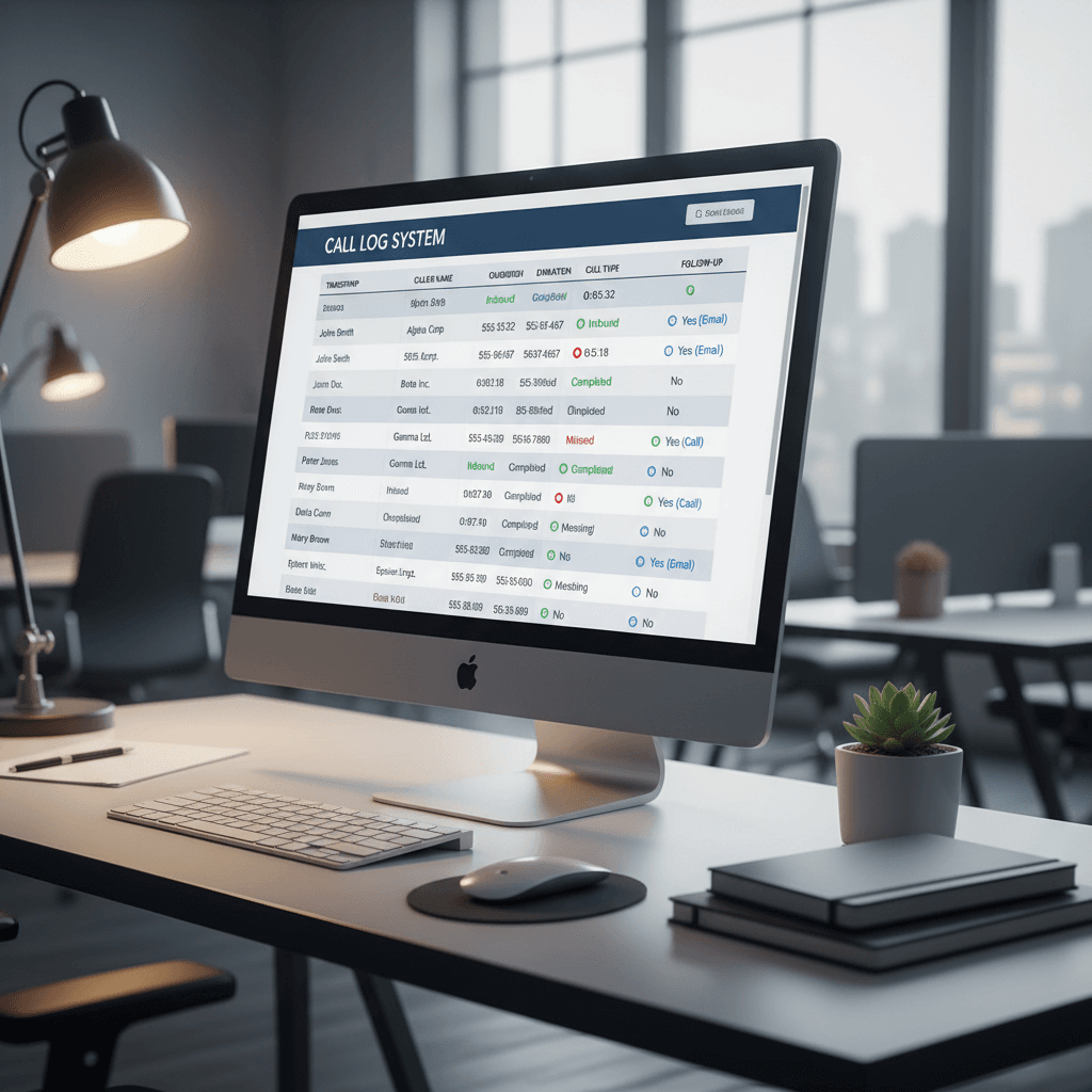 Vollständige Dokumentation aller Anrufe